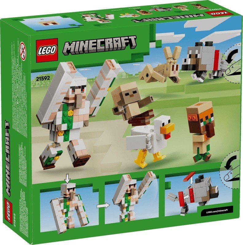 COSTRUZIONI LEGO Minecraft Attacco nel deserto del fantino di polli - 21592