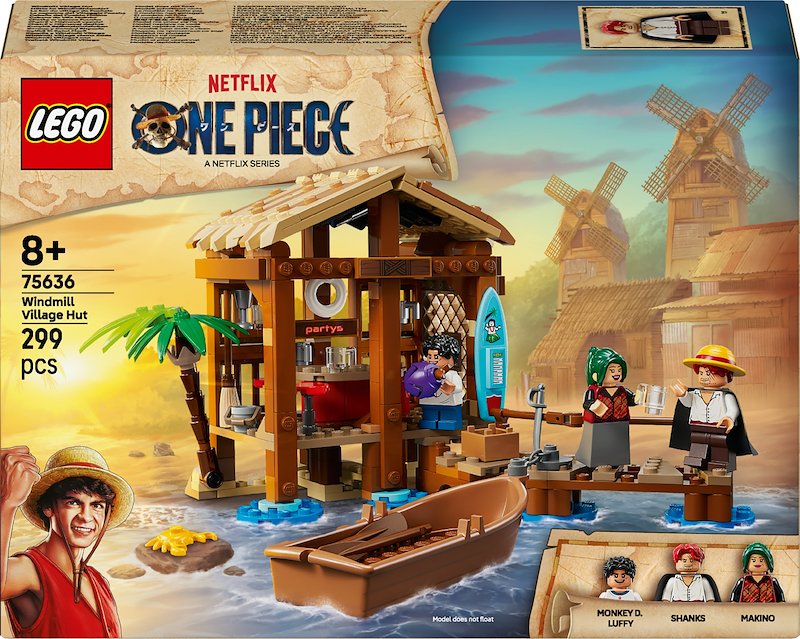 COSTRUZIONI LEGO ONE PIECE La capanna del Villaggio Foosha - 75636