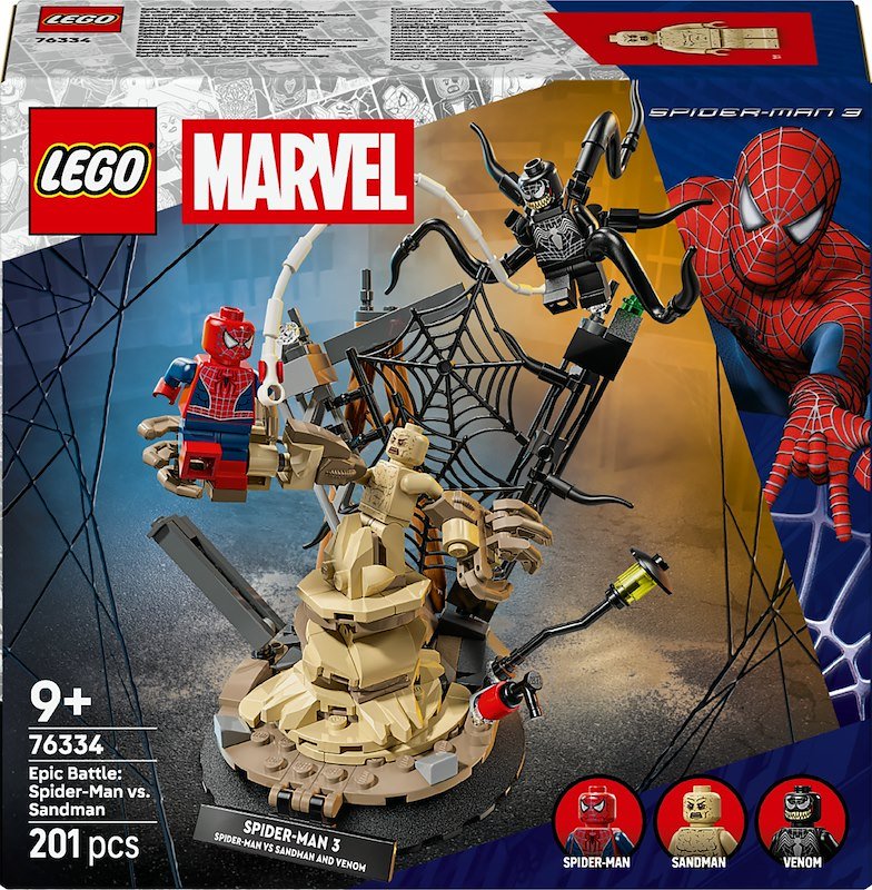 COSTRUZIONI LEGO Super Heroes Battaglia epica: Spider-Man vs. Sandman - 76334