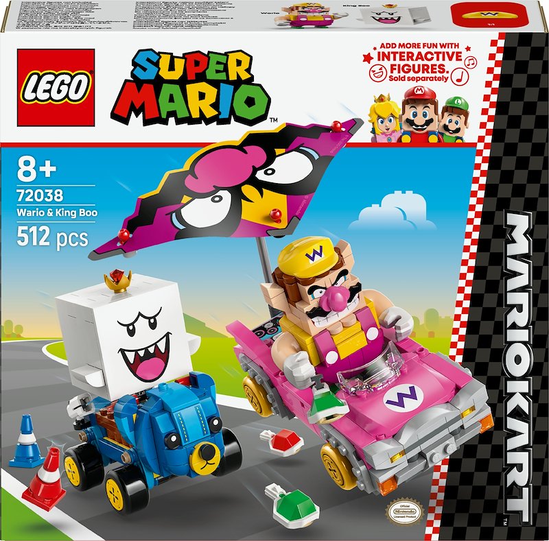 COSTRUZIONI LEGO Super Mario Kart™ – Wario e Re Boo - 72038