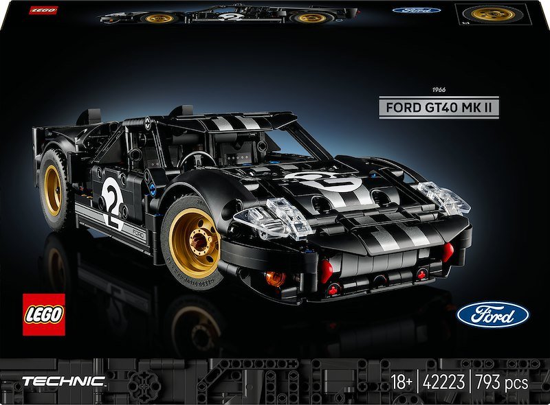 COSTRUZIONI LEGO Technic Auto da corsa Ford GT40 MKII 1966 - 42223