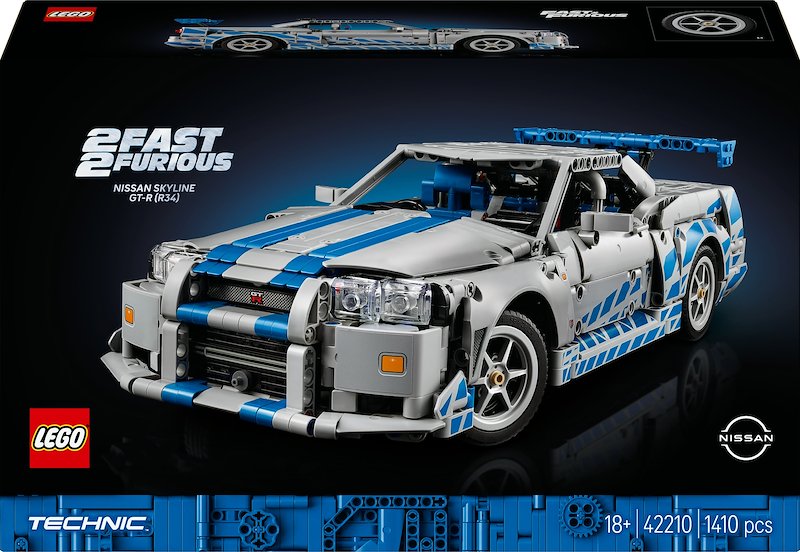 COSTRUZIONI LEGO Technic Auto Nissan Skyline GT-R (R34) 2 Fast Furious - 42210