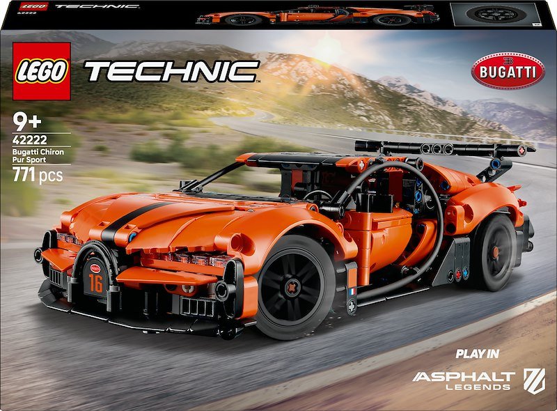 COSTRUZIONI LEGO Technic Hyper Car Bugatti Chiron Pur Sport - 42222
