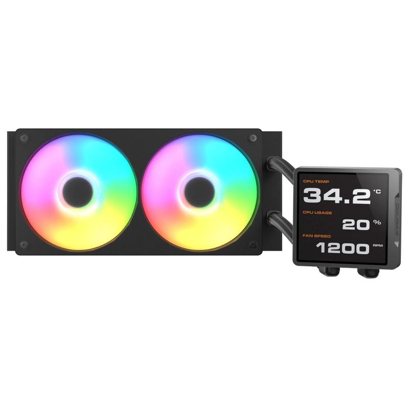 Cougar poseidon vistek pro argb 240 cpu liquid cooler intel 1851/1700/1200 amd am5/am4