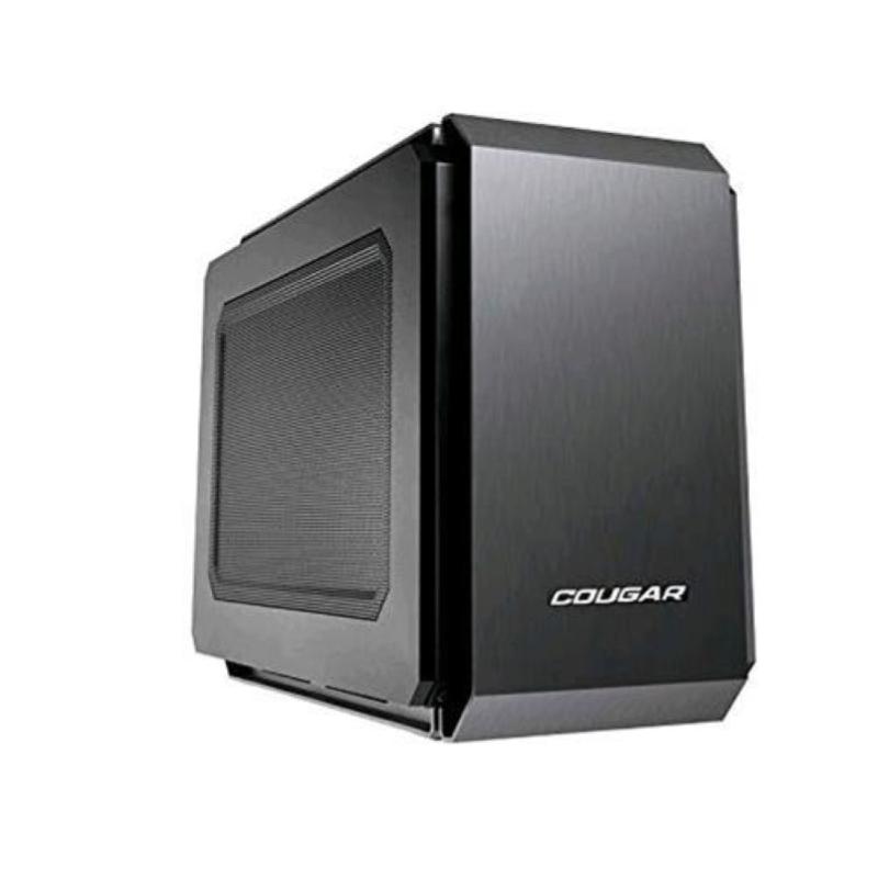 Cougar qbx cube case no-power minitx nero per montaggio di pc compatti e performanti