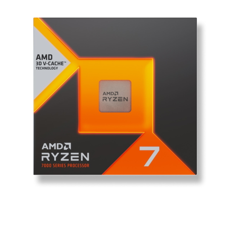 Cpu amd ryzen 7 7700x3d 4ghz (4,5ghz max) 5nm 8core l2+l3-104mb 100-100002235wof am5 120w radeon box no cooler