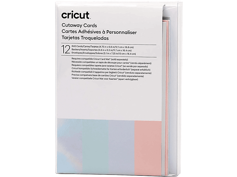 CRICUT CARTE CHAWAY CARDS PASTELLO R40
