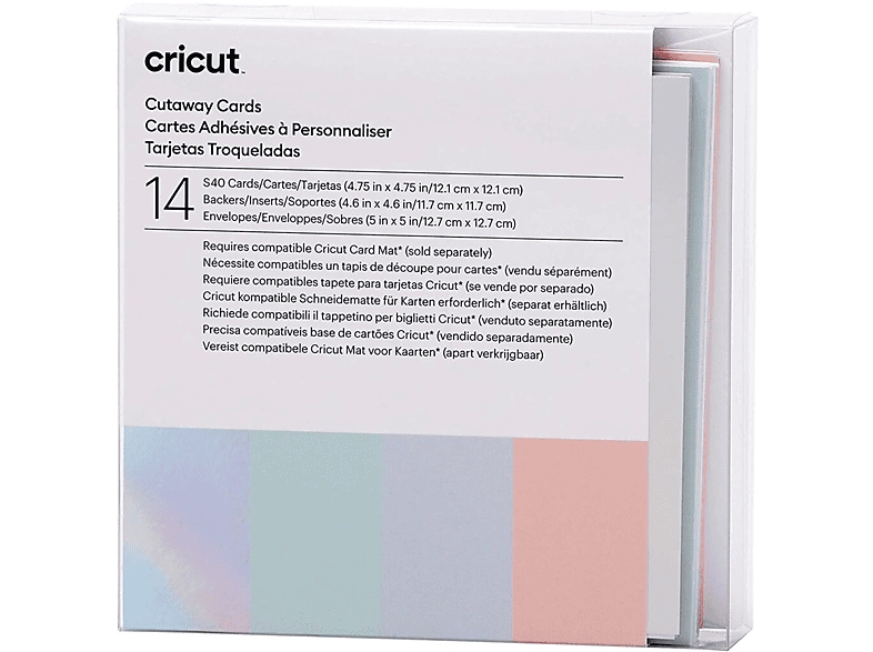 CRICUT CARTE CHAWAY CARDS PASTELLO S40