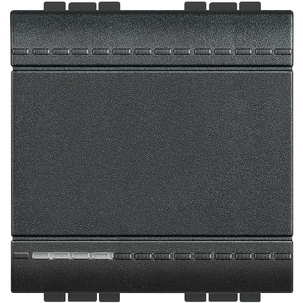 Crossing Livinglight 16a Morsetto A Vite 2 Moduli Antracite L4004m2n