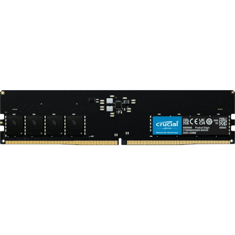 Crucial ct16g48c40u5 memoria 16 gb 1 x 16 gb ddr5 4800 mhz data integrity check (verifica integrità dati)