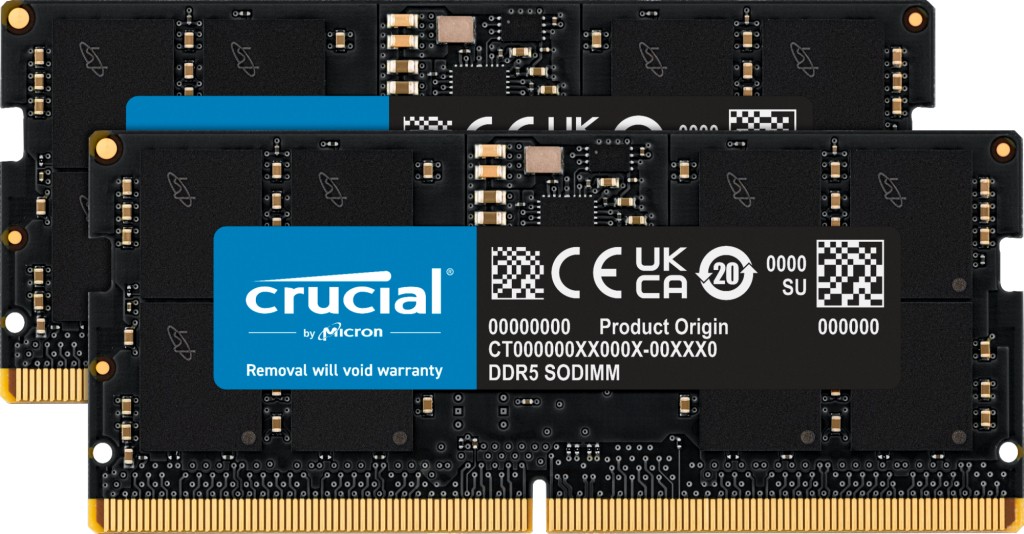 Crucial CT2K16G48C40S5 memoria 32 GB 2 x 16 GB DDR5