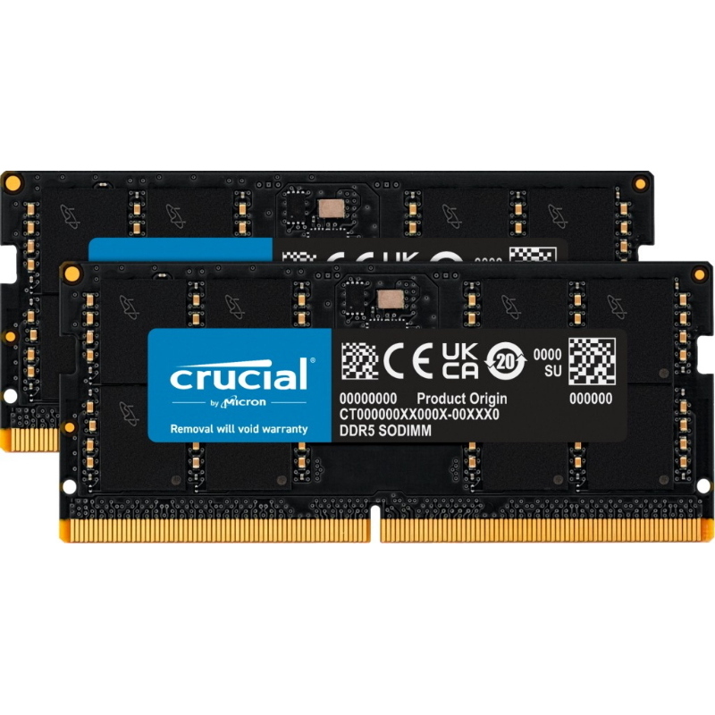 Crucial ct2k32g48c40s5 memoria 64 gb 2 x 32 gb ddr5 4800 mhz