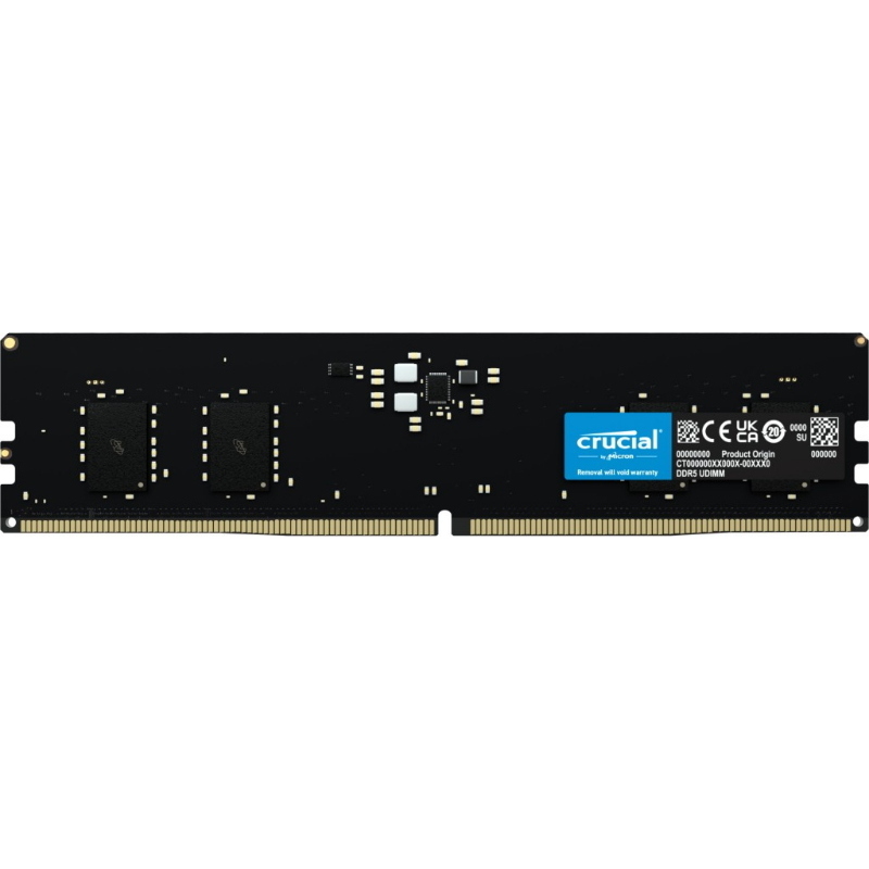 Crucial ct8g48c40u5 memoria 8 gb 1 x 8 gb ddr5 4800 mhz data integrity check (verifica integrità dati) Crucial ct8g48c40u5 memoria 8 gb 1 x 8 gb ddr5 4800 mhz data integrity check (verifica integrità dati)