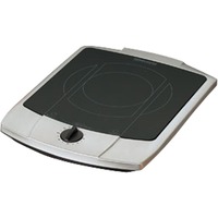 CT 2203/TC piano cottura Nero, Acciaio inossidabile Superficie piana Ceramica 1 Fornello(i), Piastra riscaldante