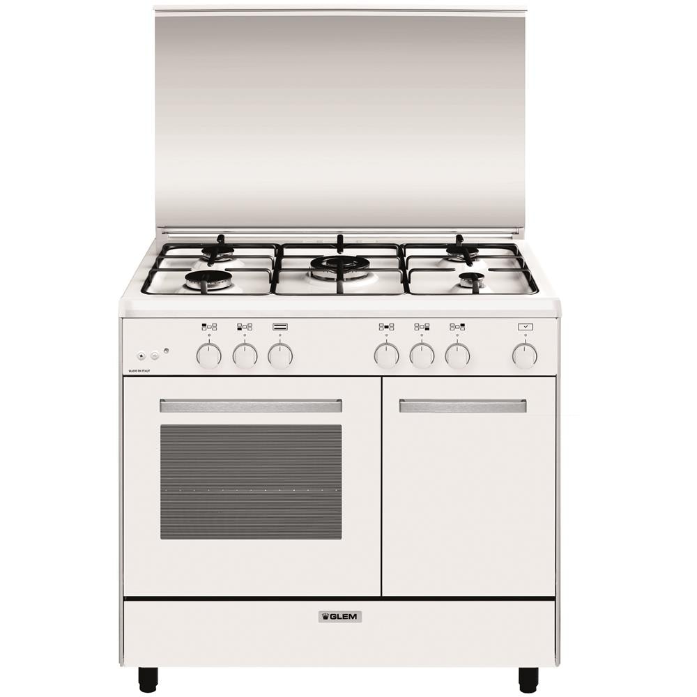CUCINA 90x60 4+1TC F/GAS A BIANCA PORT