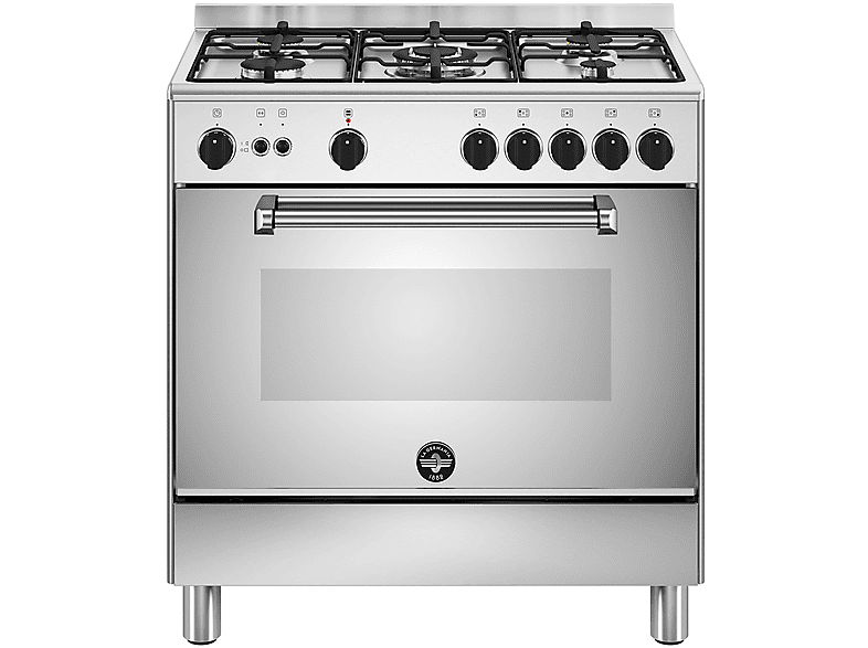 CUCINA A GAS LA GERMANIA AMN855GXV/24, a libera installazione, piano cottura Gas, 5 fuochi, Funzione aria calda, Dimensioni: L 80 cm, 85,3 P 50 Classica