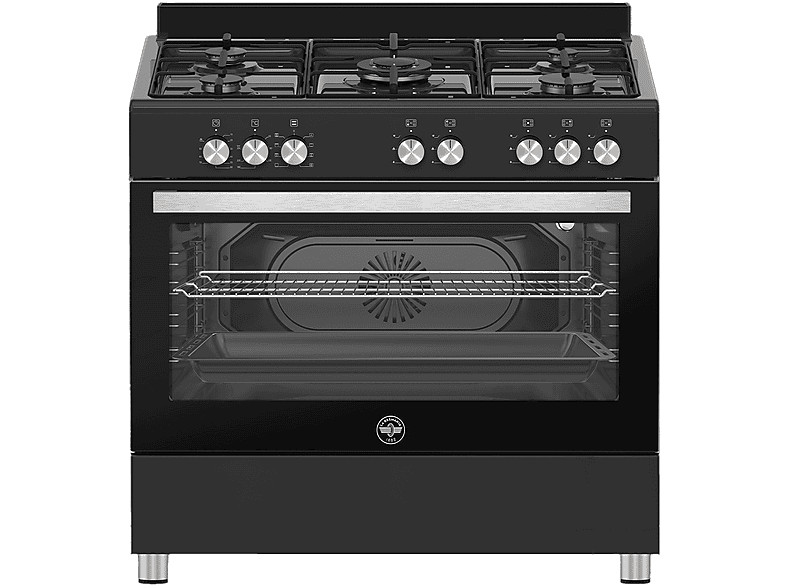 CUCINA LA GERMANIA SE965ENE/24, a libera installazione, piano cottura Gas, 5 fuochi, Funzione aria calda, Dimensioni: L 89,8 cm, A 80 P 60,1 cm