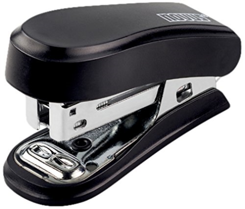 Cucitrice compatta Novus Mini - Fino a 12 fogli - Pinzatura chiusa e aperta - Include 320 punti metallici - Colore nero Cucitrice compatta Novus Mini - Fino a 12 fogli - Pinzatura chiusa e aperta - Include 320 punti metallici - Colore nero
