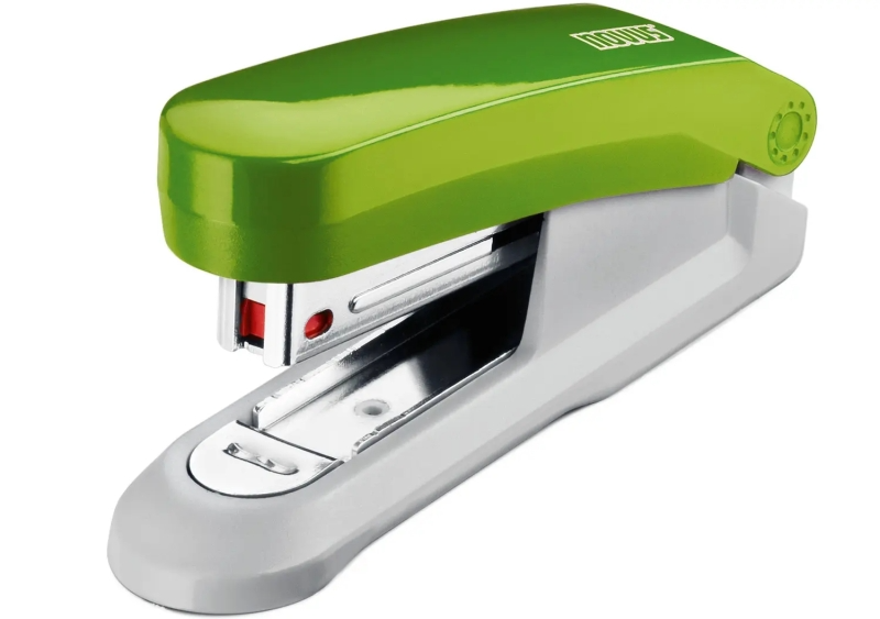 Cucitrice da tavolo Novus Evolution E15 Fresh - Fino a 15 fogli - Cucitura e aggraffatura precise - Include 200 punti metallici n. 10 - Verde/Grigio Cucitrice da tavolo Novus Evolution E15 Fresh - Fino a 15 fogli - Cucitura e aggraffatura precise - Include 200 punti metallici n. 10 - Verde/Grigio