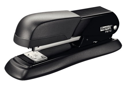 Cucitrice metallica da tavolo Rapid FM12 - Fino a 25 fogli - Per punti 24/6 e 26/6 - Modalità chiodatura e fissaggio - Colore nero Cucitrice metallica da tavolo Rapid FM12 - Fino a 25 fogli - Per punti 24/6 e 26/6 - Modalità chiodatura e fissaggio - Colore nero