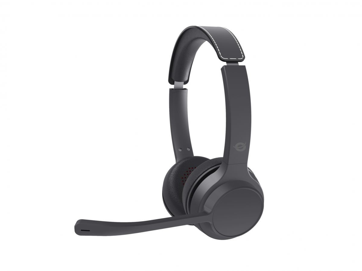 Cuffia C/Microfono Bluetooth 5.3 Bk Canc.Rumore + Disattivazione Audio