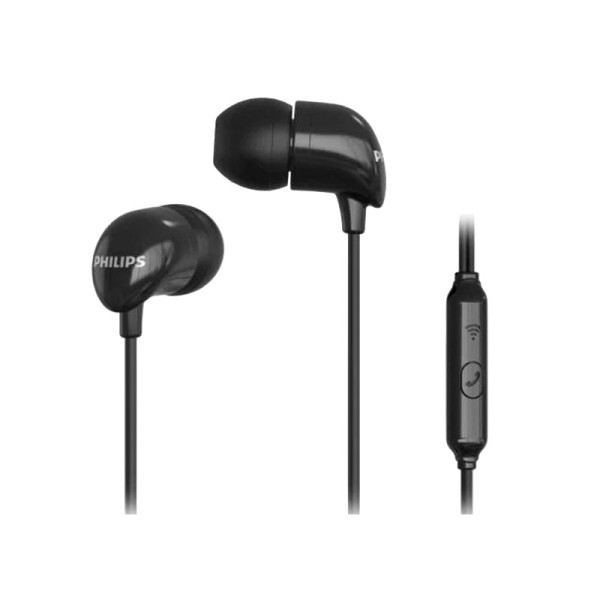 Cuffie in-ear cablate Philips - Jack da 35 mm - Microfono integrato - Pulsante multifunzione - Nero