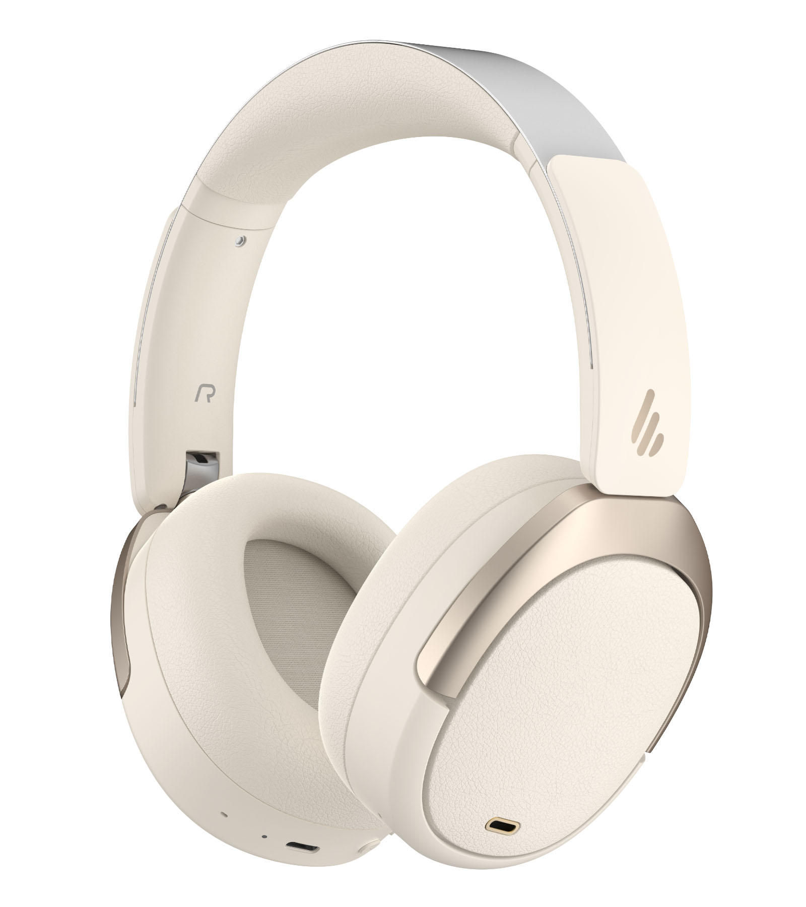 Cuffie Over-Ear EDIFIER W80 - Cancellazione Attiva del Rumore -49Db - Ldac Hi-Res - Connessione Cablata e Wireless - Chiamate Chiare con AI - Ricarica Rapida - Connessione Multipoint - Bluetooth V5.4