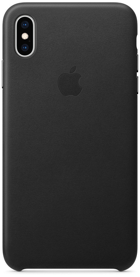 Custodia Apple in pelle per iPhone XS MAX nero