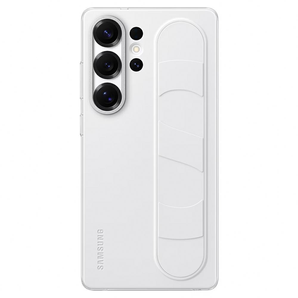 Custodia Con Supporto Samsung Per Galaxy S25 Ultra, Colore Bianco Custodia Con Supporto Samsung Per Galaxy S25 Ultra, Colore Bianco