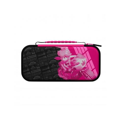 Custodia da viaggio Licenseed Glow Grand Prix Peach per Nintendo Switch