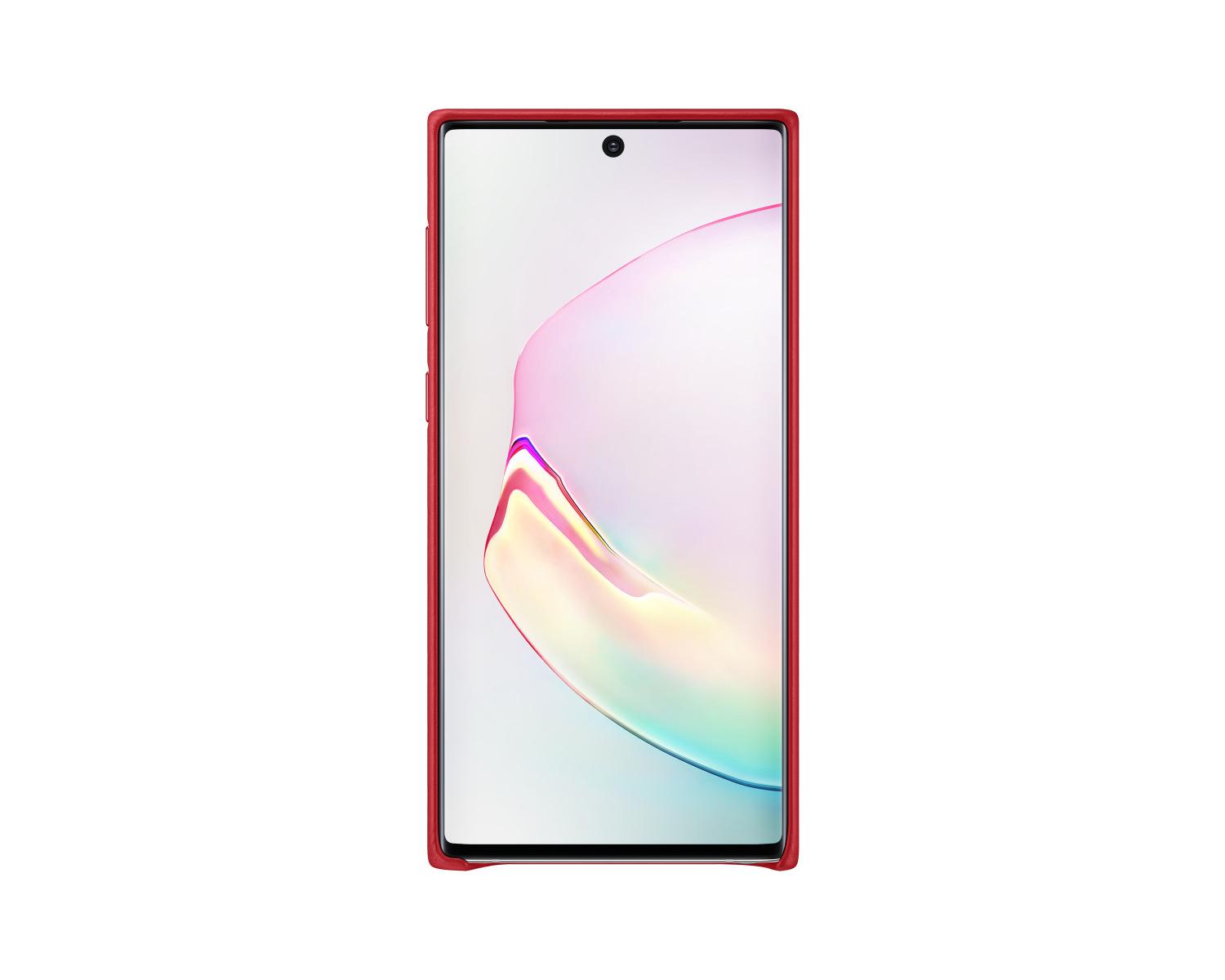 Custodia Per Samsung Galaxy Note 10 In Pelle Rossa