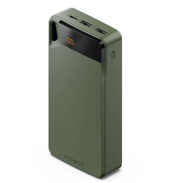 Cygnett Boost Power Bank Da 20.000 Mah Verde Militare CY4750PBCHE