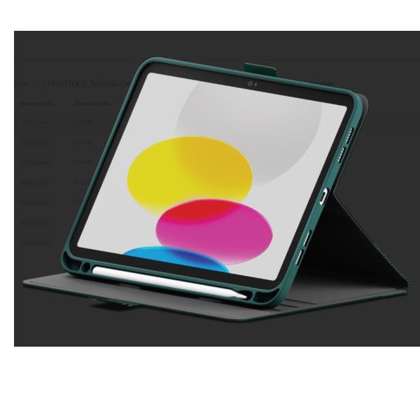 Cygnett Tekview Case For Ipad A16 11 - 10.9 10TH Gen Dark Emerald CY5431TEKVI