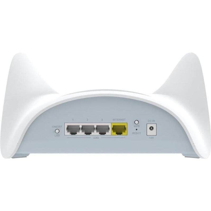 D-link be9500 wi-fi 7 smart mesh tri-band (2,4 ghz/5 ghz/6 ghz) wi-fi 6e (802.11ax) blu, bianco 3 interno
