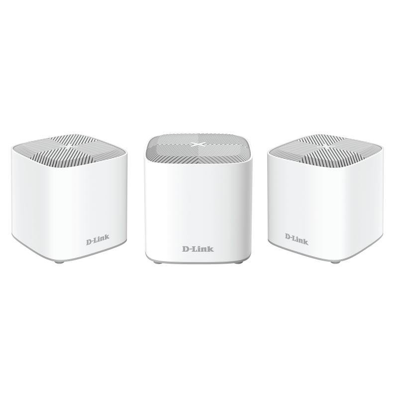 D-link covr-x1863 router ax1800 dual-band whole home mesh wi-fi 6 system (3-pack)