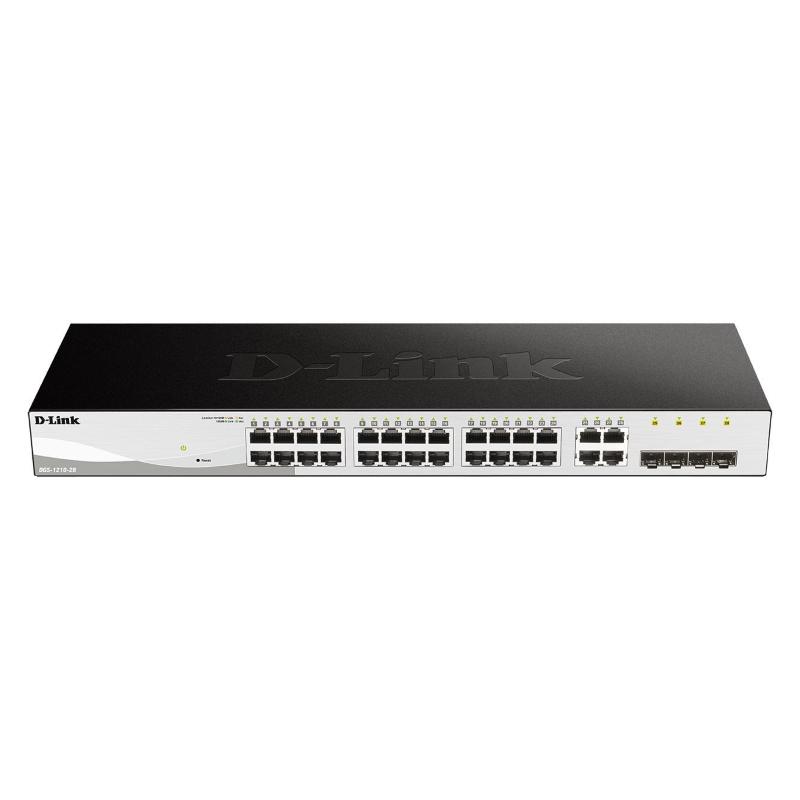 D-link dgs-1210-28 gestito l2/l2+ 1u nero