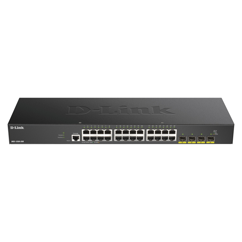 D-link dgs-1250-28x gestito l3 gigabit ethernet (10/100/1000) nero