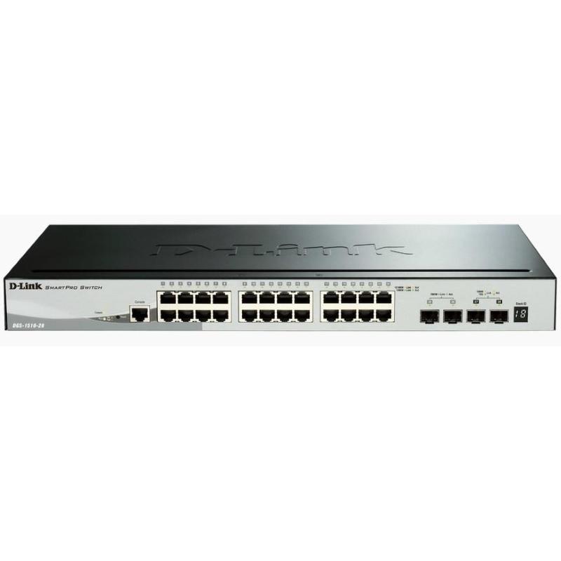 D-link dgs-1510 gestito l3 gigabit ethernet (10/100/1000) nero D-link dgs-1510 gestito l3 gigabit ethernet (10/100/1000) nero