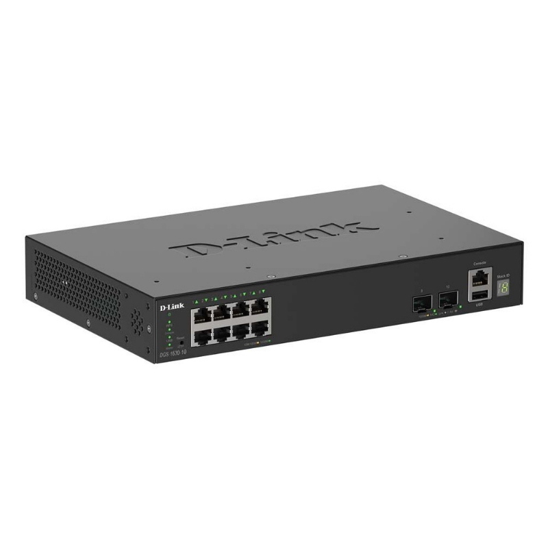 D-link dgs-1530-10 gestito l2 gigabit ethernet (10/100/1000) nero