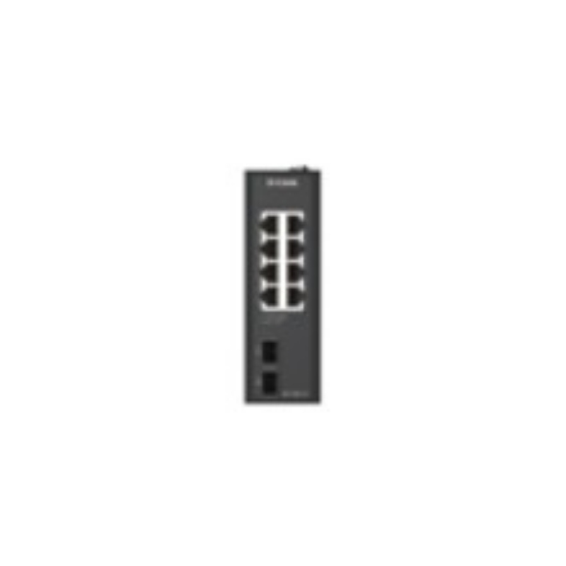 D-link dis-100g-10 switch di rete non gestito l2 gigabit ethernet (10/100/1000) guida din nero
