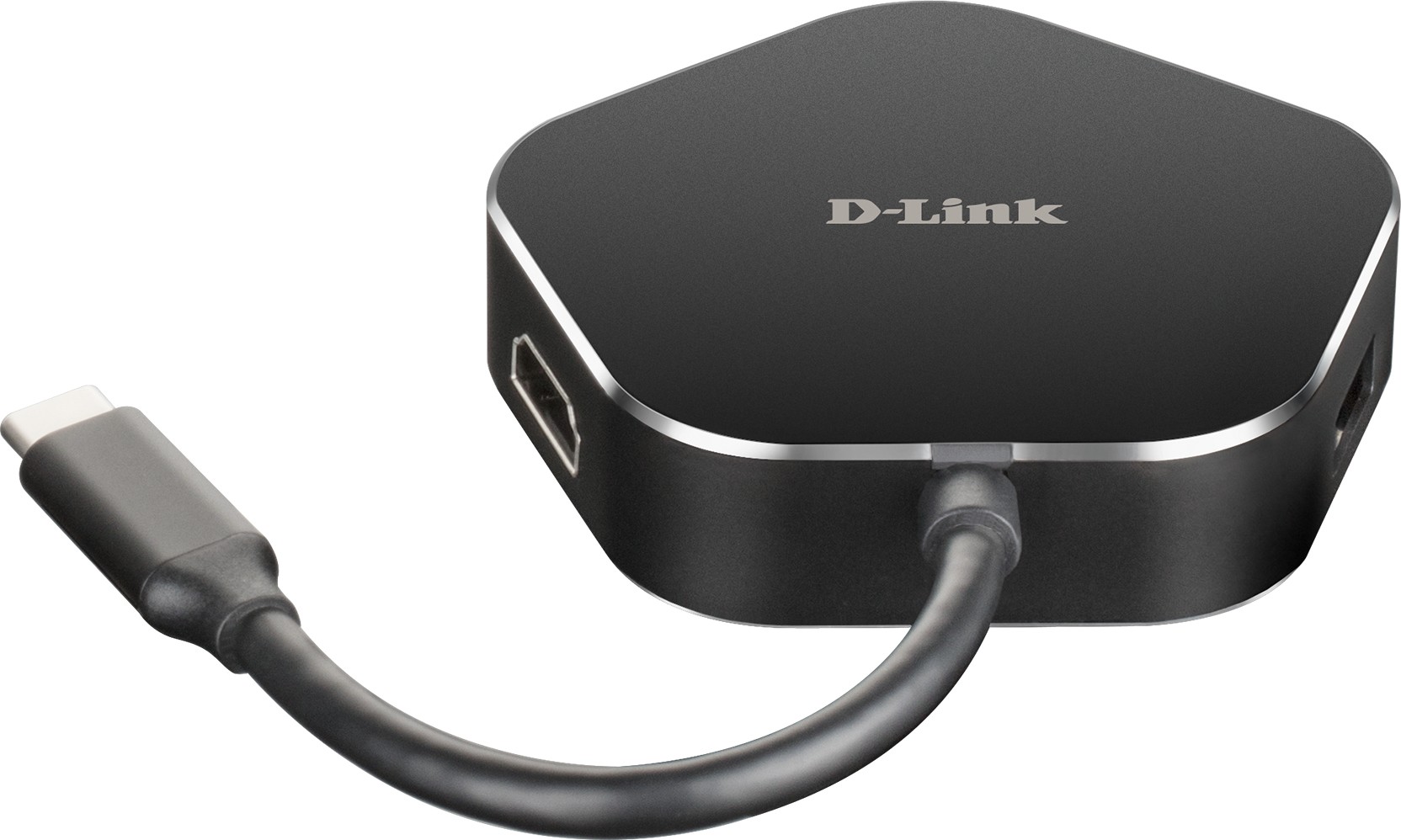 D-Link DUB-M420 replicatore di porte e docking station per notebook Cablato Thunderbolt 3 Nero Argento