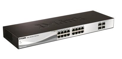 D-Link Switch 16 Porte Gigabit + 4 Porte Sfp Smart+