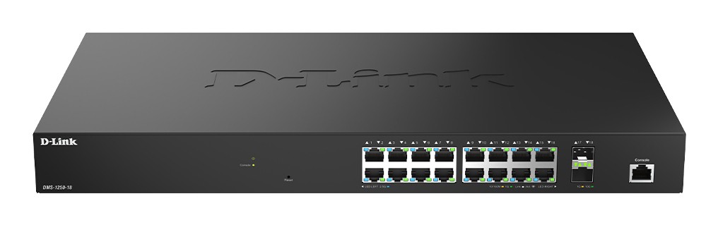 D-Link Switch 18-Port 2.5G Multi-Gigabit Smart Managed Switch With 2 X 10G Sfp+ Ports