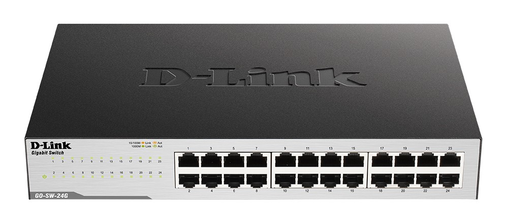 D-Link Switch 24 Porte Gigabit Easy Desktop D-Link Switch 24 Porte Gigabit Easy Desktop