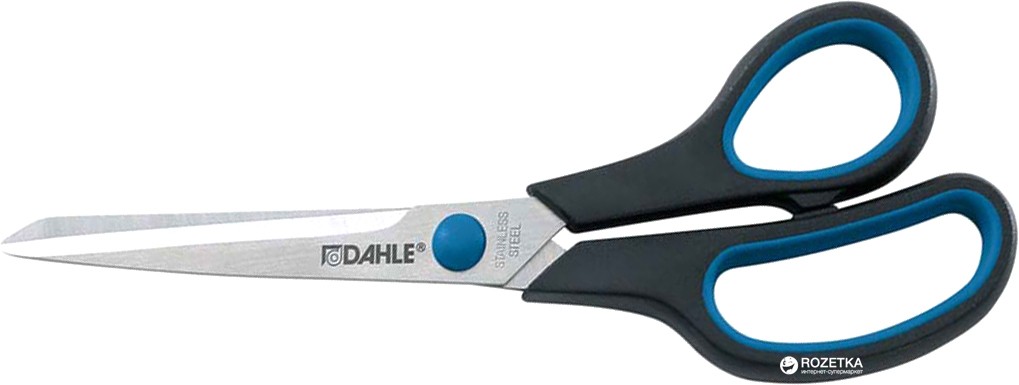 Dahle 54408 Forbici da ufficio in acciaio temprato con impugnatura comoda 20 cm lame affilate manici rivestiti in gomma Dahle 54408 Forbici da ufficio in acciaio temprato con impugnatura comoda 20 cm lame affilate manici rivestiti in gomma