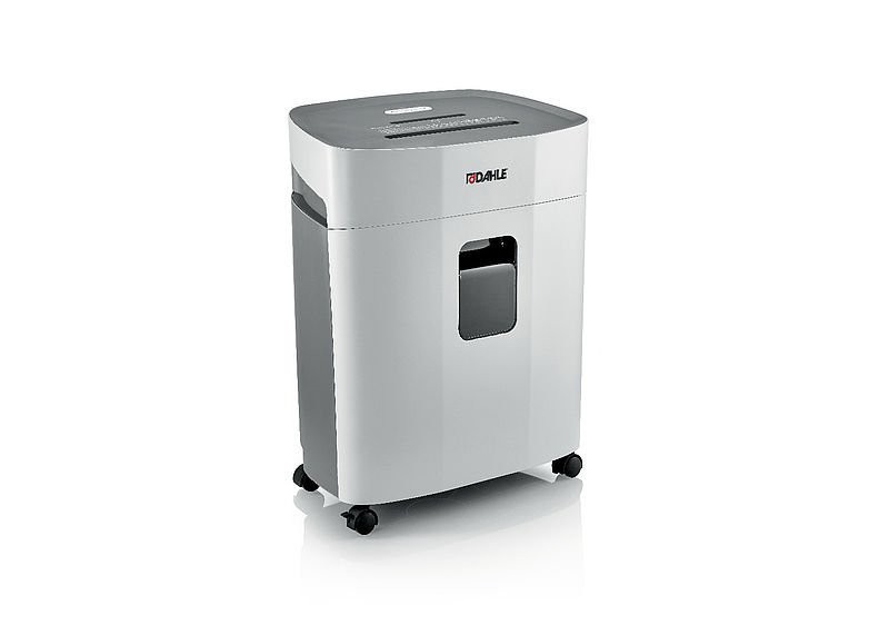 Dahle PaperSAFE 380 25L Distruggi documenti manuale con ruote - Distrugge fino a 15 fogli - Taglio di particelle - Adatto per carta biglietti CD