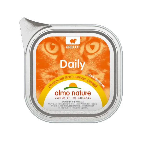 Daily menu cats con pollo 100 g