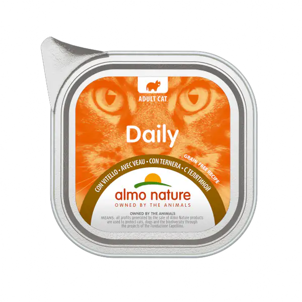 Daily menu cats vitello 100 g