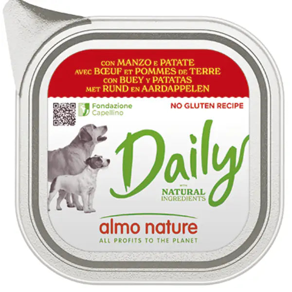 Daily menu dogs manzo/patate 100 g