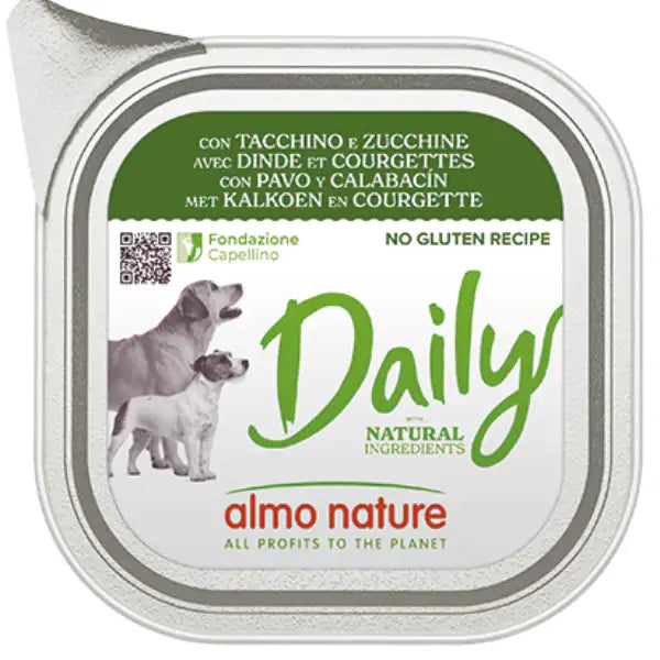 Daily menu dogs tacchini/zucchine 100 g